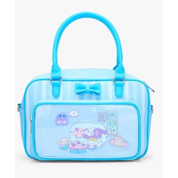 NEW Her Universe Cinnamoroll Friends Pin Collector Handbag Crossbody And WALLET - Picture 2 of 10